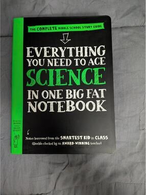 Everything You Need to Ace Science In One Big Fat Notebook Middle School Study